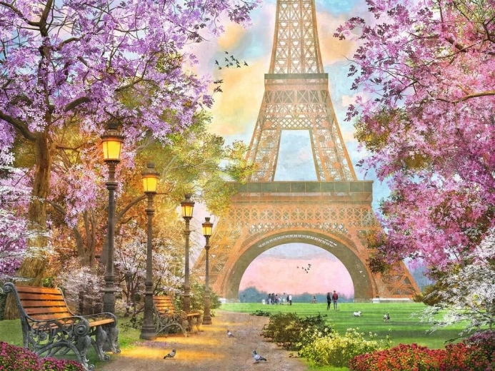 Puzzle 1500 pieces Parisian Romance