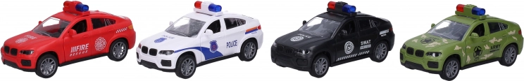 Záchranné auto na zotrvačník 13 cm