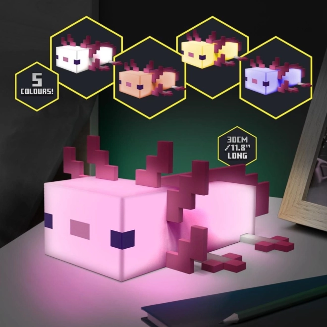 Tischlampe Minecraft Axolotl