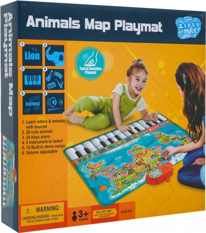 Interactive Musical Mat Keyboard Animal World