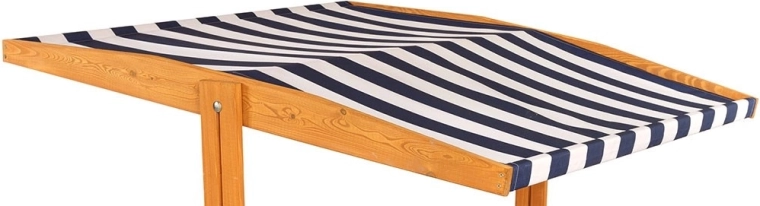 Durable frame made of impregnated wood