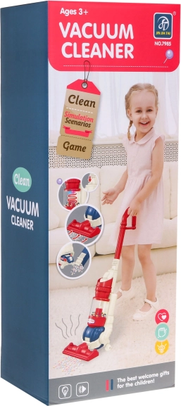 Aspirateur interactif pour enfants 3+ avec brosse électro et billes de polystyrène