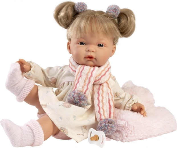 Cries after pulling the pacifier