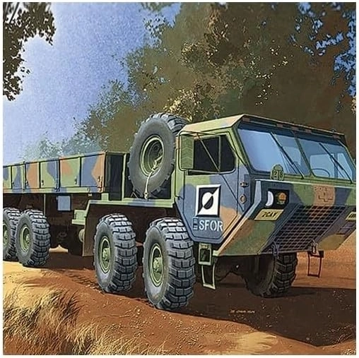 U.S. M977 8x8 military truck – model kit