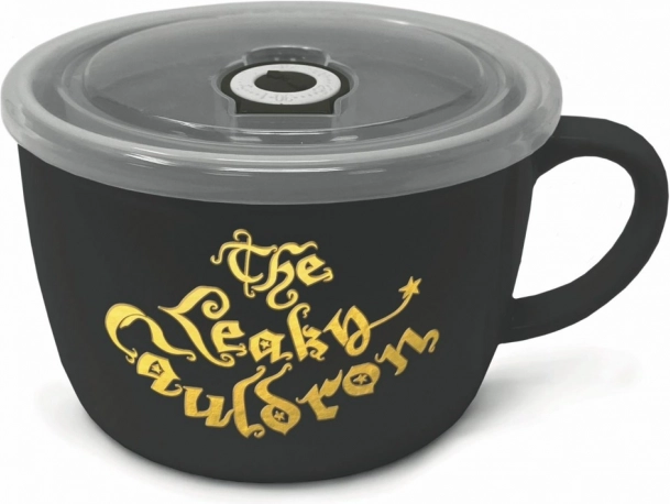 Ceramic Bowl with Lid HP The Leaky Cauldron