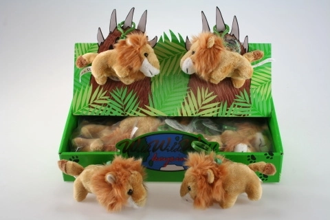 Plys løveunge nøglering