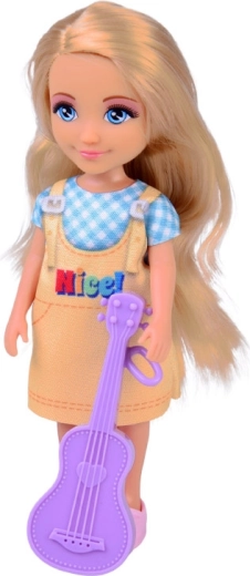 Glasbena domišljija z vijolično kitaro