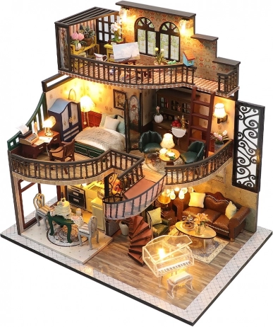 Mini álomház pavilon – LED világítású építőkészlet 2KIDS TOYS