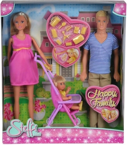 Poupée Steffi Love Ensemble Happy Family