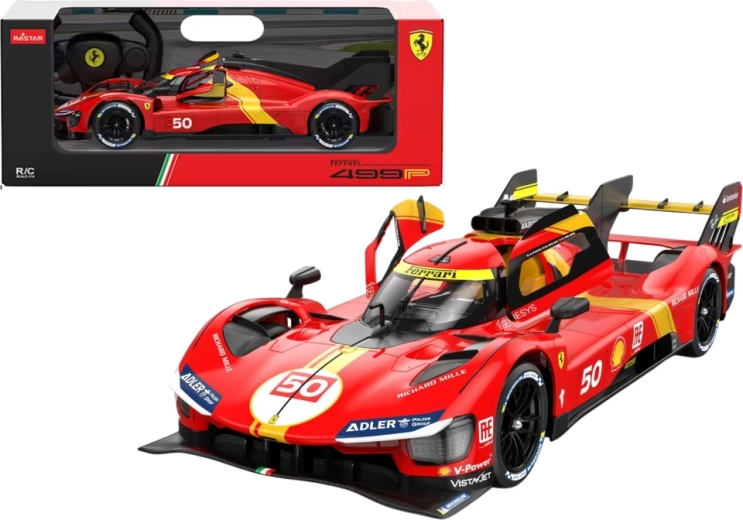 RC auto 1:24 športové FERRARI 499P červené