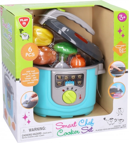Playgo gryde med damp og effekter
