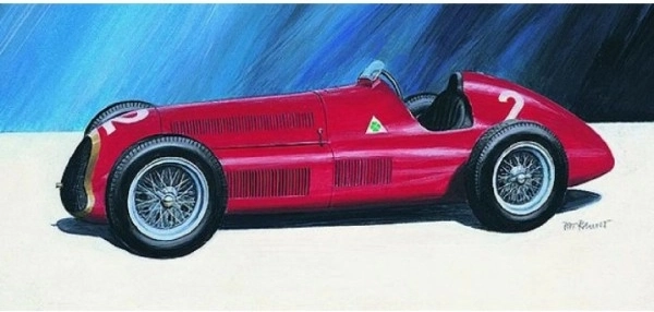 Alfa Romeo Alfetta 1950 autómodell