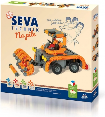 SEVA TECHNIK Construction Set – At the Sawmill, 412 pieces