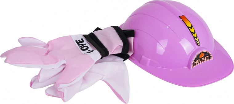 Bezpečnostní helma a rukavice
