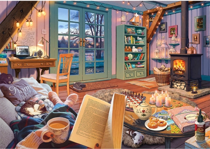 Wooden Puzzle Cozy Cottage 505 Pieces