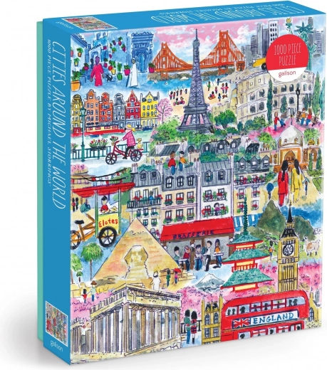 Galison puzzle Cities of the World Michael Storrings 1000 pieces
