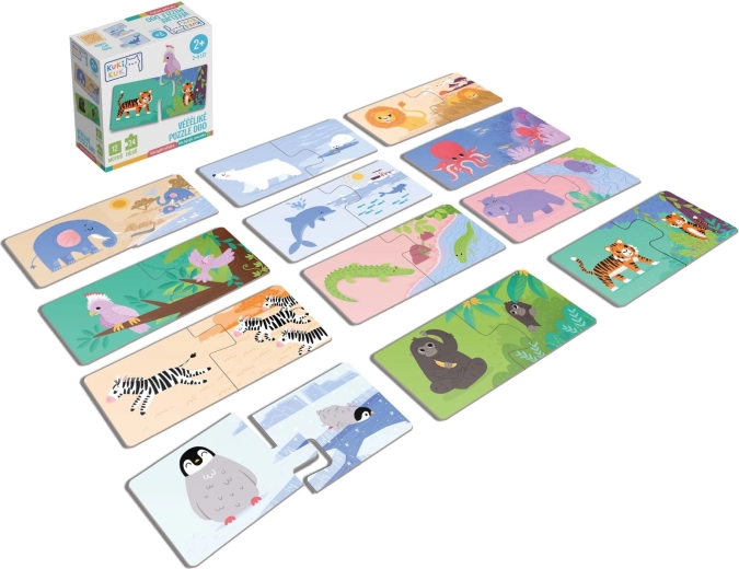 Veeeeliké puzzle duo: where animals live