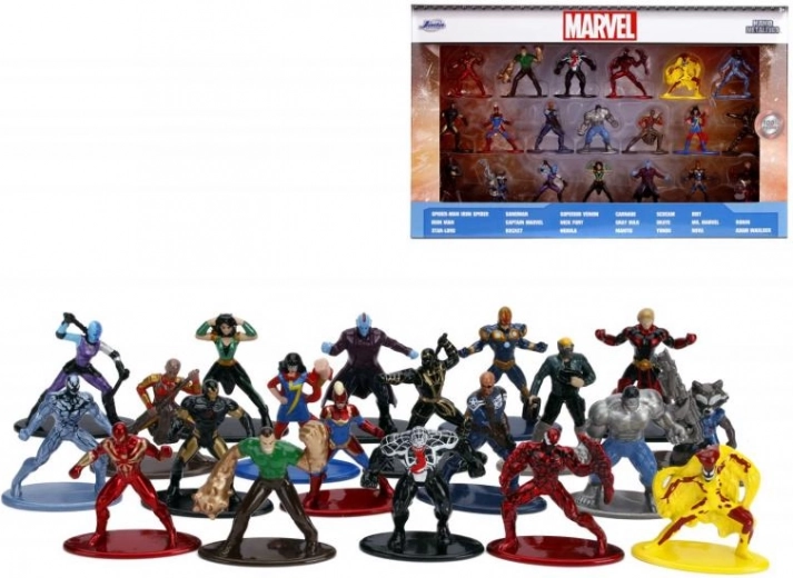 Figurines nano en métal MARVEL – set de 20 pcs (vague 3)