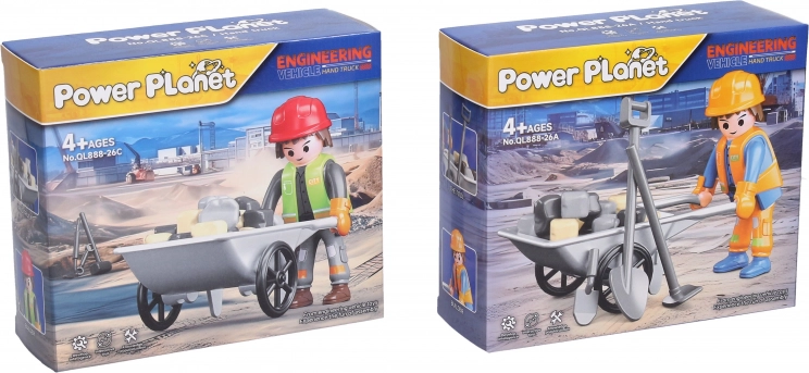 Worker Figure with Wheelbarrow