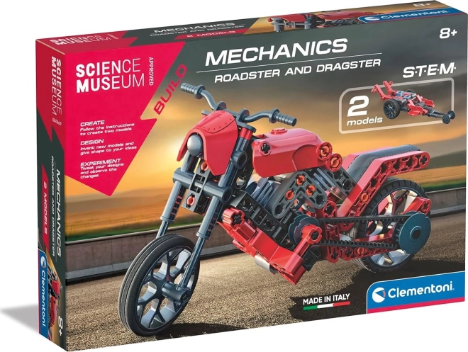 CLEMENTONI SCIENCE & PLAY Mechanics Laboratory: Roadster and Dragster 2-in-1