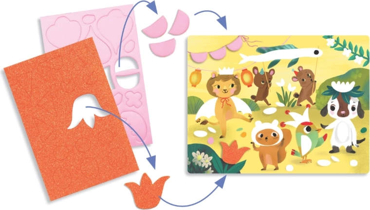 Forme pretagliate per un incollaggio facile