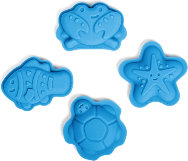 Formine in silicone per la sabbia Ocean – BIGJIGS TOYS