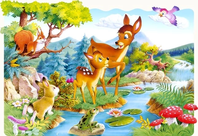 Puzzle 20 Pieces MAXI Little Fawn