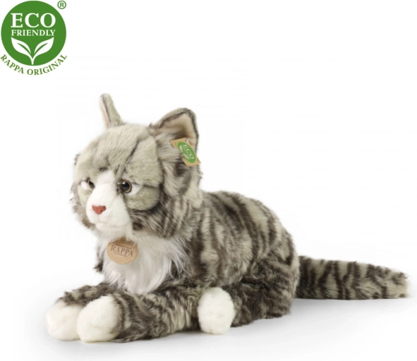 Rappa plysbamse norsk skovkat 38 cm eco‑friendly