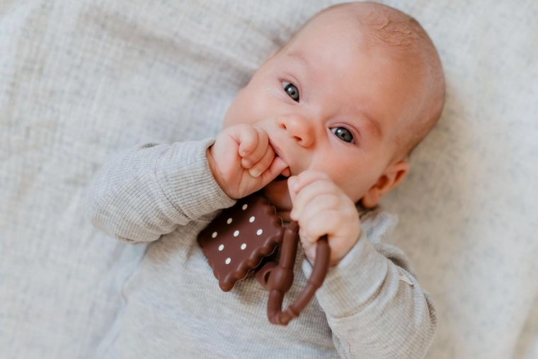 Soft silicone for teething relief