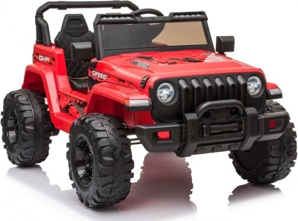 electric ride-on car Lean Cars red 12V with EVA wheels and Bluetooth