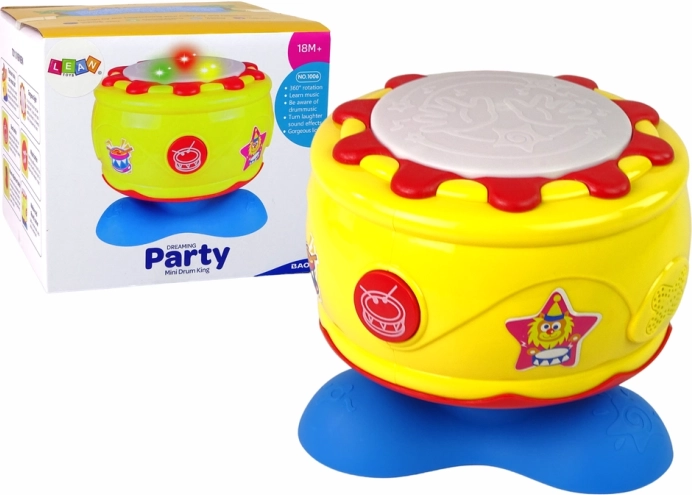 Large Interactive Musical Drum with Lights 19 cm