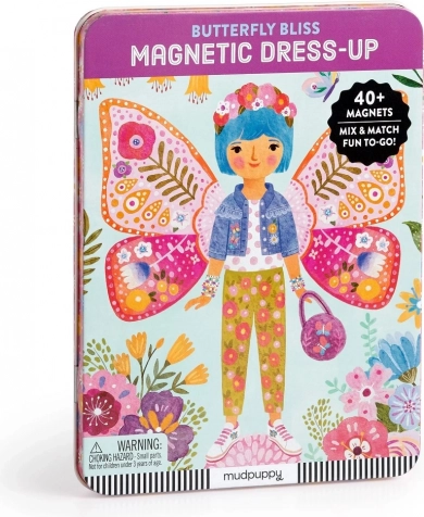 Magnetische aankleedsessie Vlindermeisjes Mudpuppy