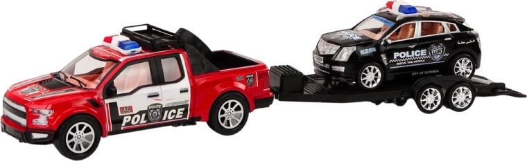 Detachable trailer with platform