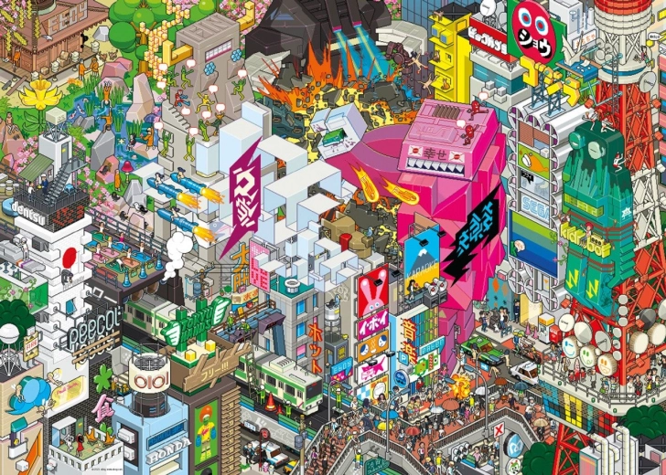 Pixorama – Tokyo 1000-Piece Puzzle
