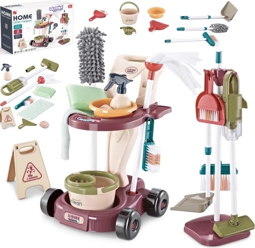 Woopie Kinder-Putzwagen 26 Teile