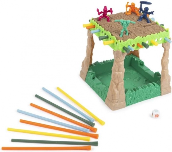 Board Game Jungle Adventure with Kinetic Sand