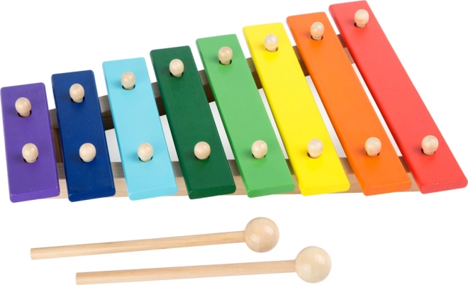 Mobile Wooden Xylophone Colorful for Children