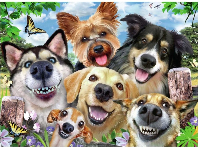 Selfie Dogs puzzle 500 pieces Ravensburger