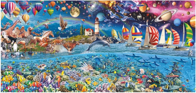 Panoramic puzzle Life 3000 pieces
