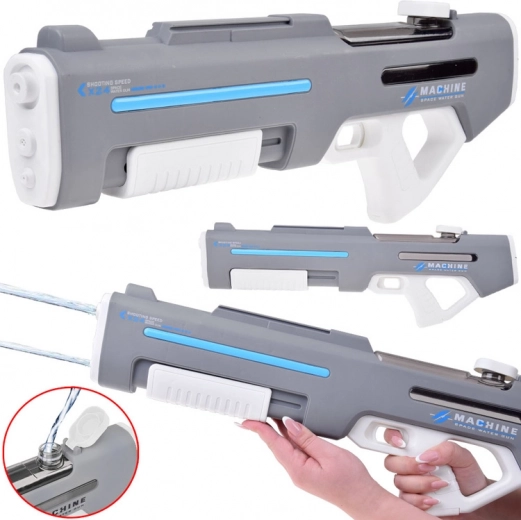 Elektrische Wasserpistole mit Doppeldüsenspritzung