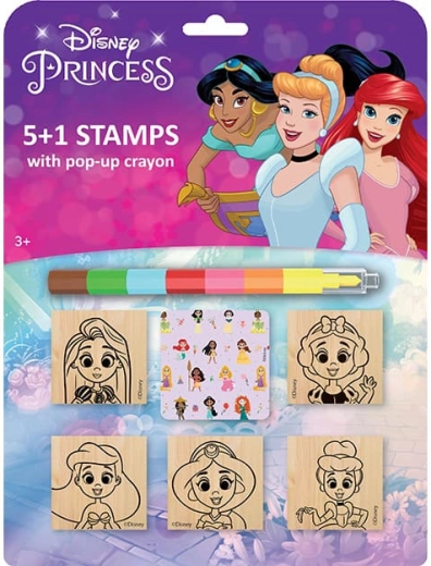 Stamp Set Disney Princesses with Crayon