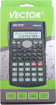 Wetenschappelijke rekenmachine Vector