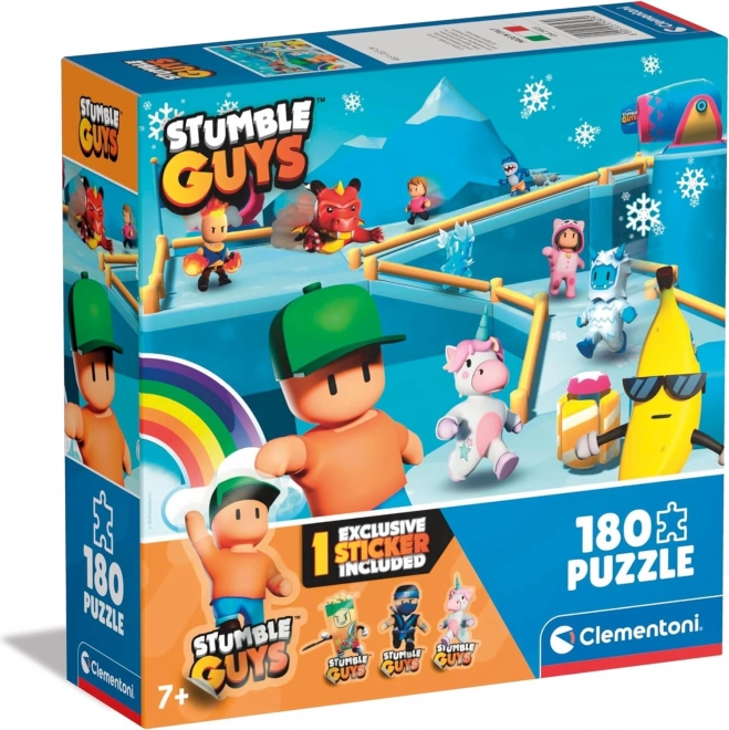 Clementoni puzzle Stumble Guys 180 pieces with sticker