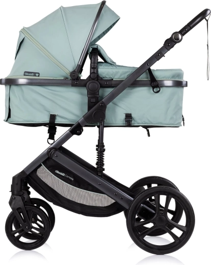 Komfortable Fahrt mit Federung und großen Rädern