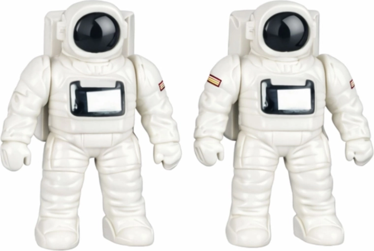 Due minifigure di astronauti per storie d’azione