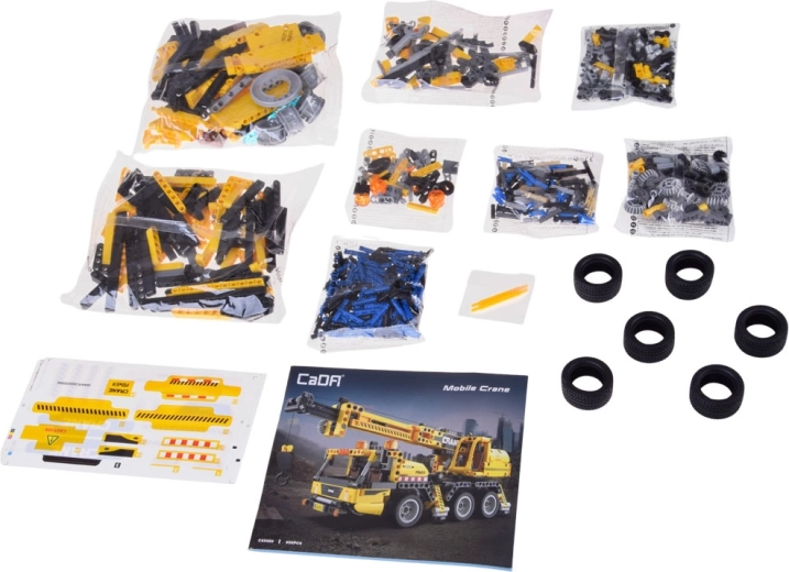 658 pezzi, adesivi e manuale chiaro