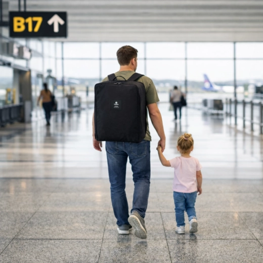 Comfortable carrying by hand or on the back