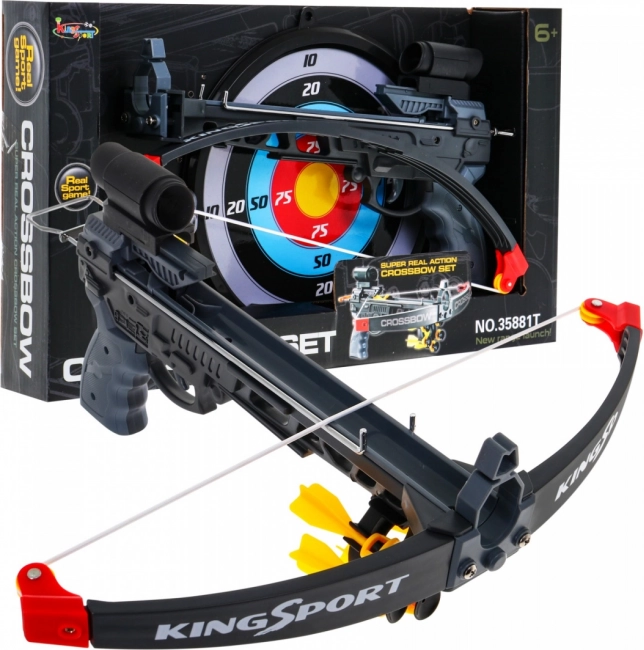 Crossbow for Children (6+) Sports Set 7 pcs + Target + 5 Arrows + Sight