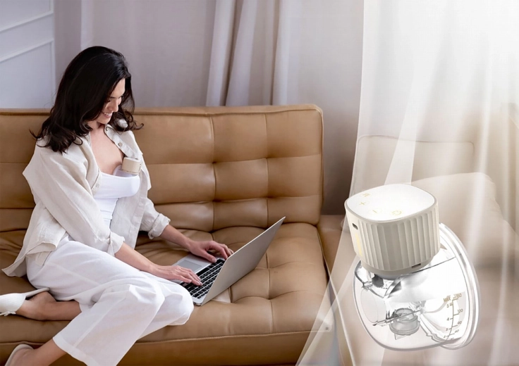 Dyskretny hands‑free odciąg w staniku