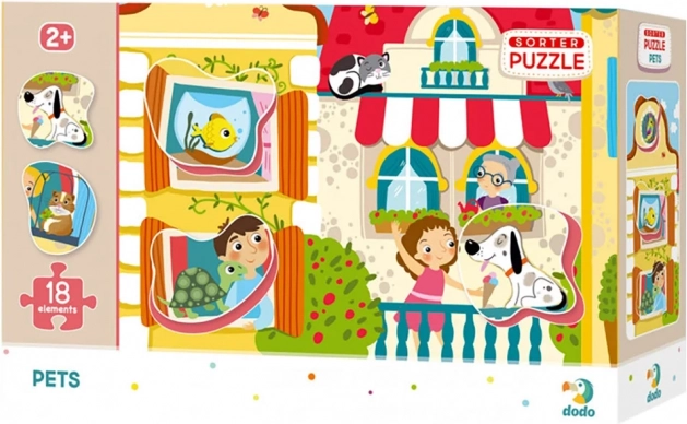 Sorting Puzzle 18 Pieces – Domestic Animals